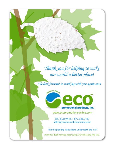 Plantable Invitations Seed Paper Invitations Eco Friendly Invitations Plantable Cards