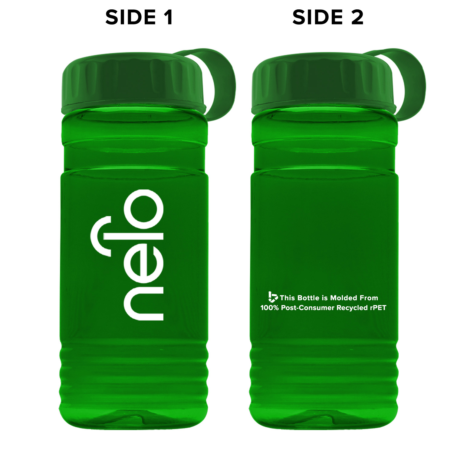 Post-consumer recycled PETE bottle
