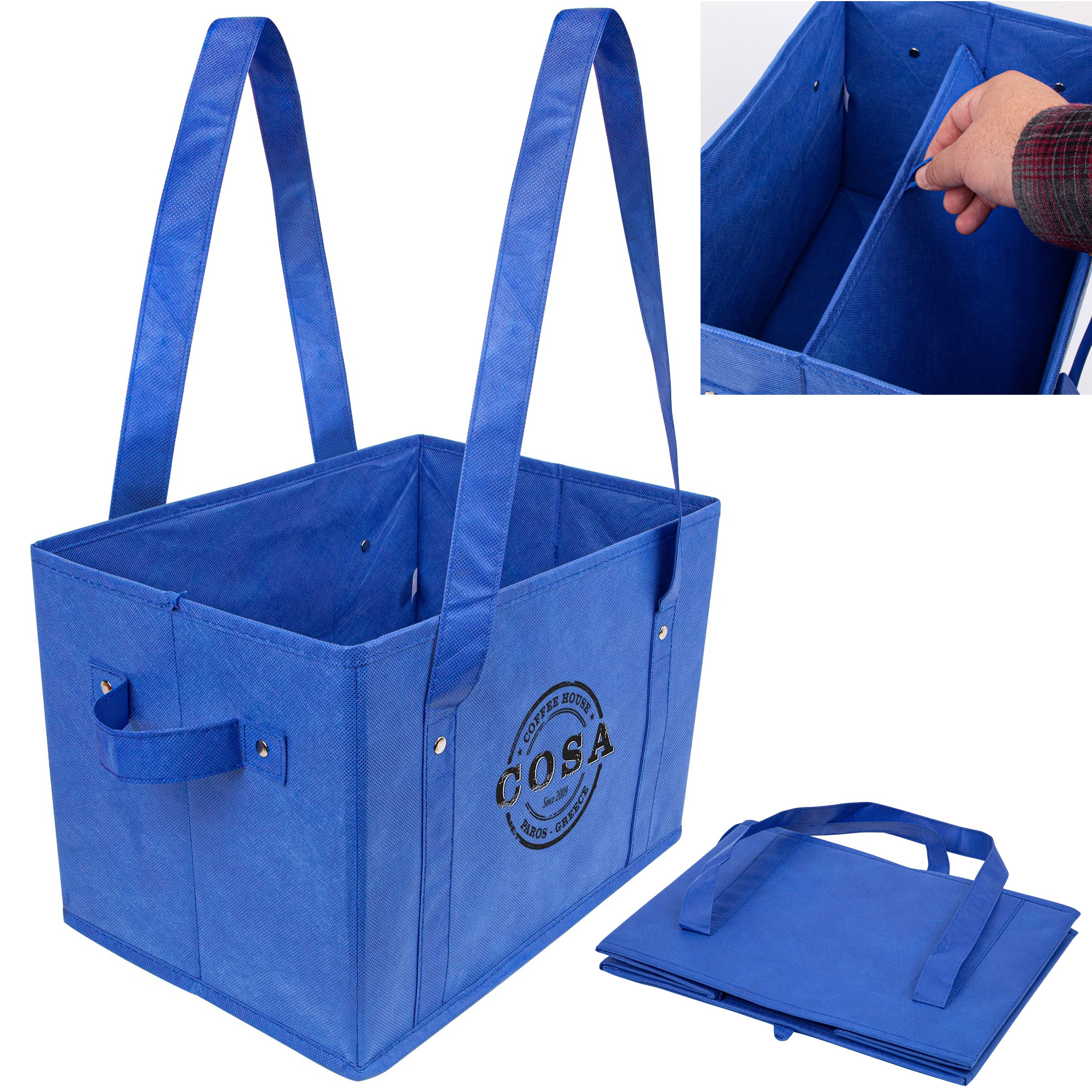 RPET Cloth Folding Storage Basket and Tote
