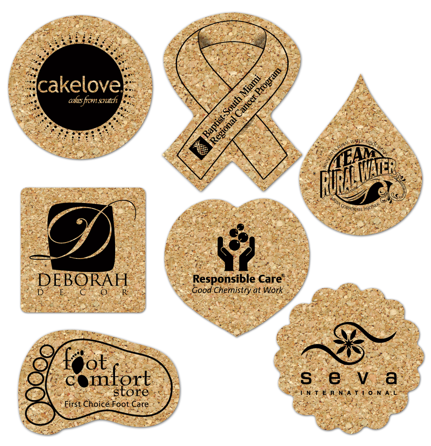 eco friendly coaster cork coaster promotional coasters custom coasters