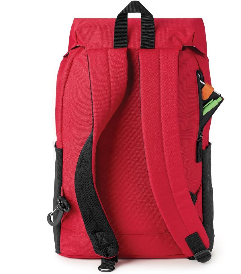 Recycled Flip Top Backpack | Colored | 17x12