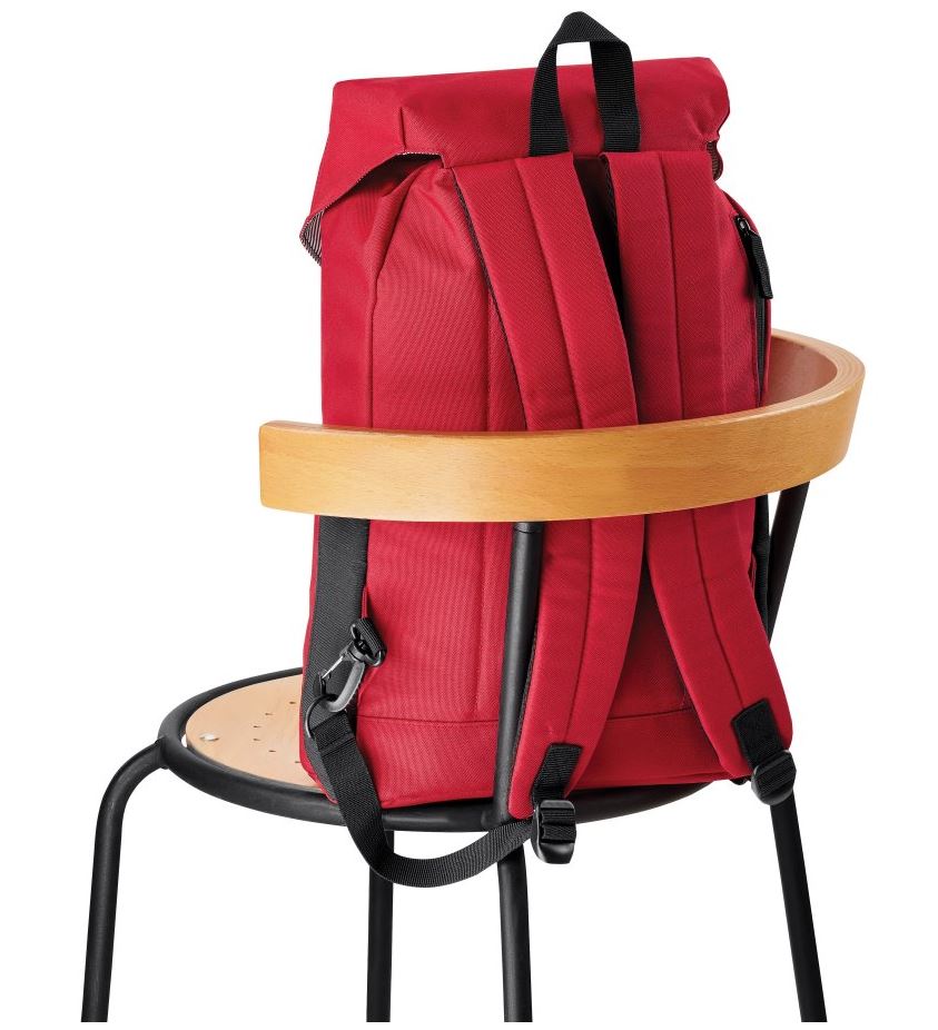 Recycled Flip Top Backpack | Colored | 17x12