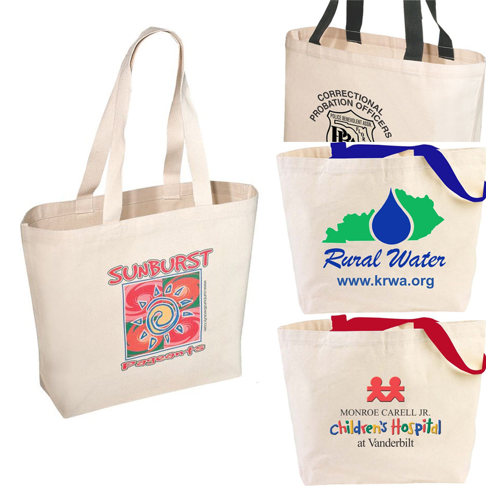 Recycled 100% Cotton Convention Tote | 10 oz | 19x14x5