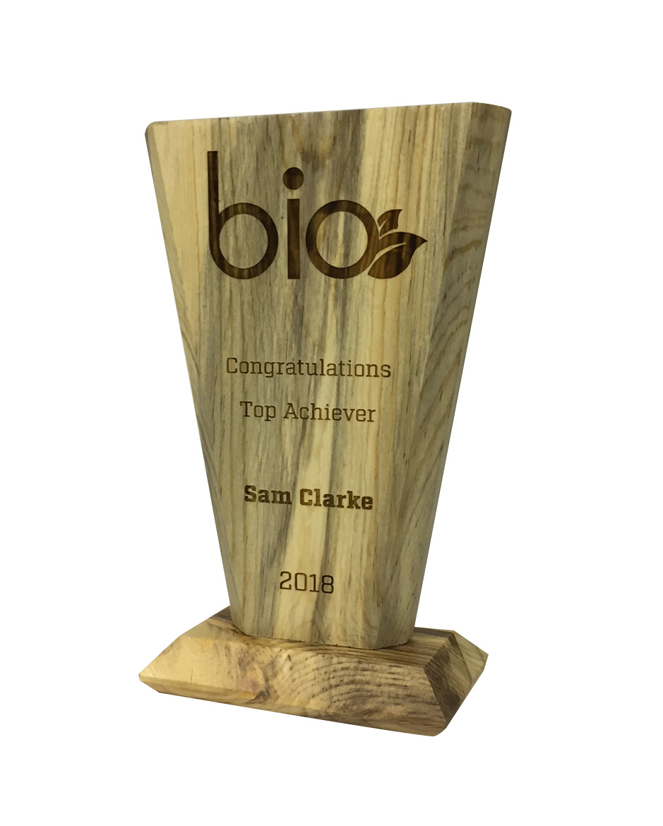 Recycled Wood Award Eco Friendly Award