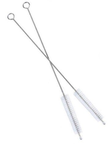 Reusable Silicone Straws and Cleaning Brush