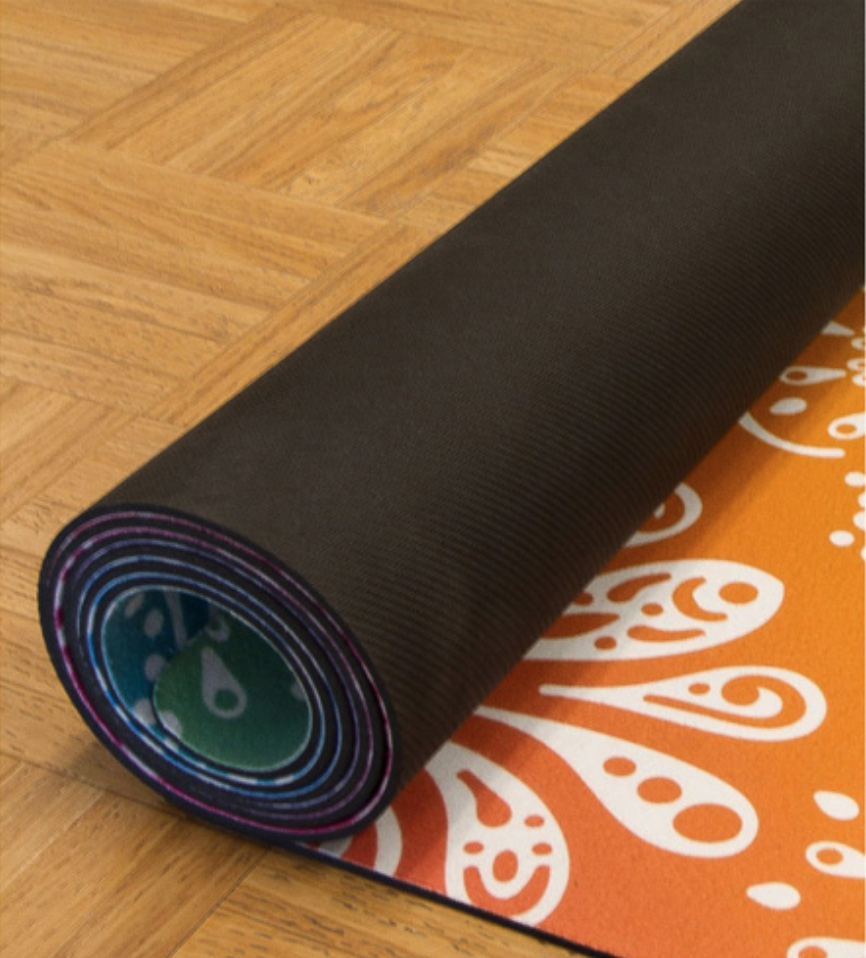 Sublimated Yoga Mat Back
