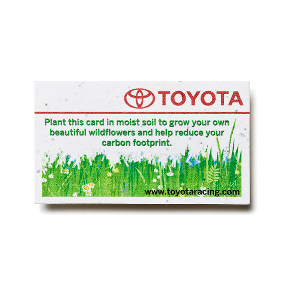 plantable business card seed paper business card