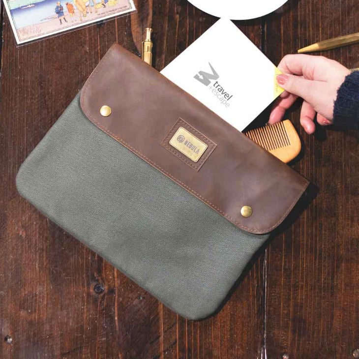 Two Pocket Travel Pismo Pouch | Custom