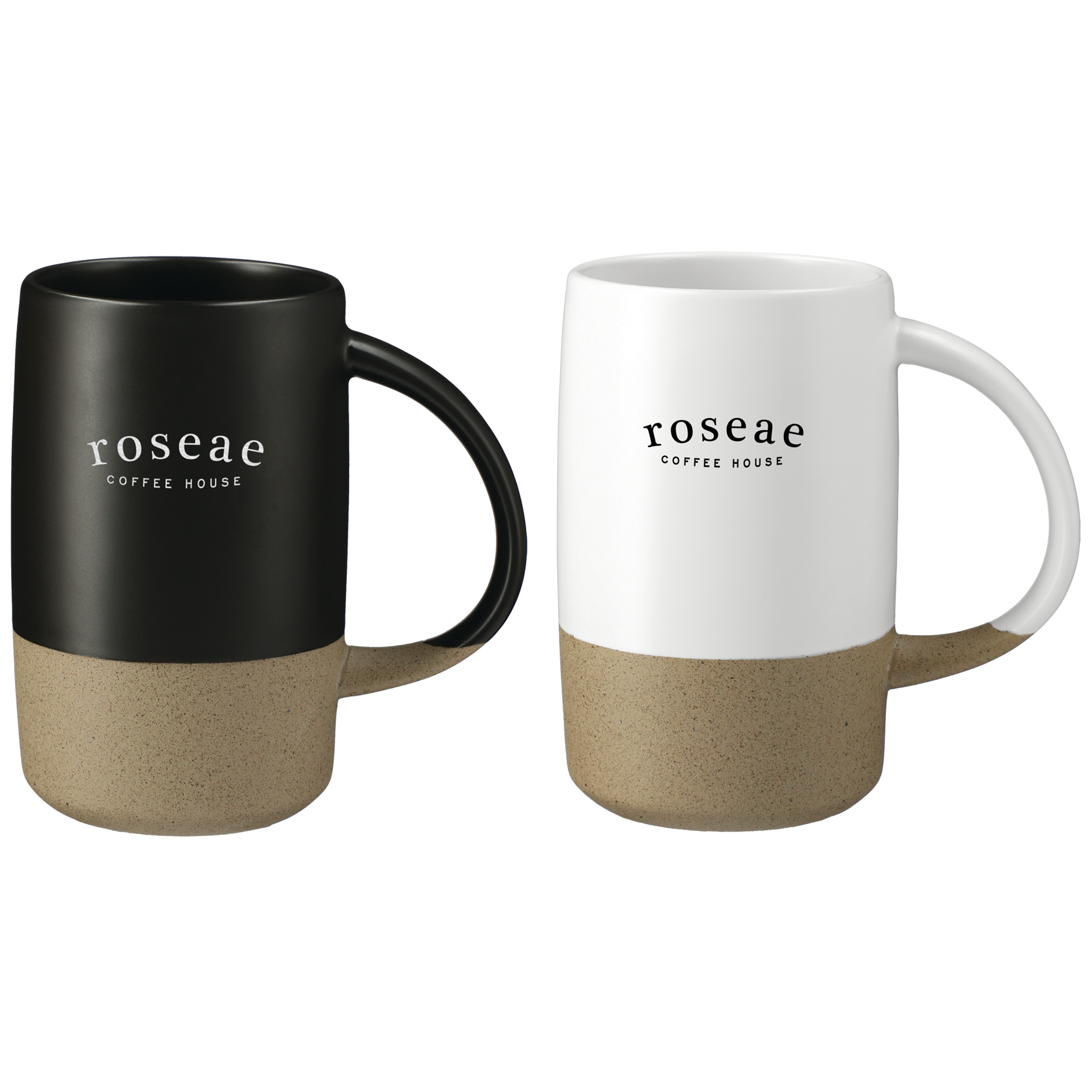 Vintage Two Tone Coffee Mug | 17 oz