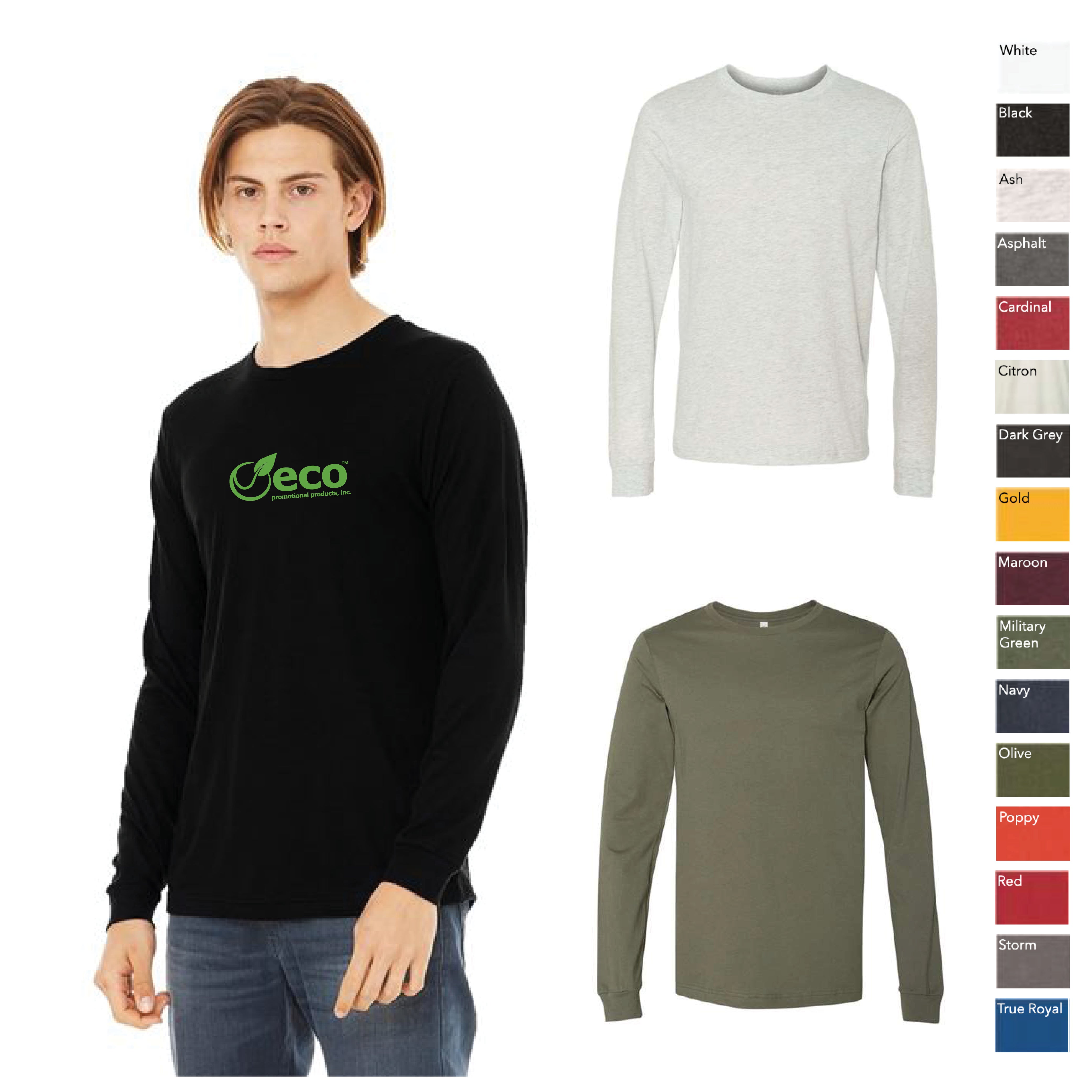 Unisex Cotton Long Sleeve T-Shirt WRAP Certified