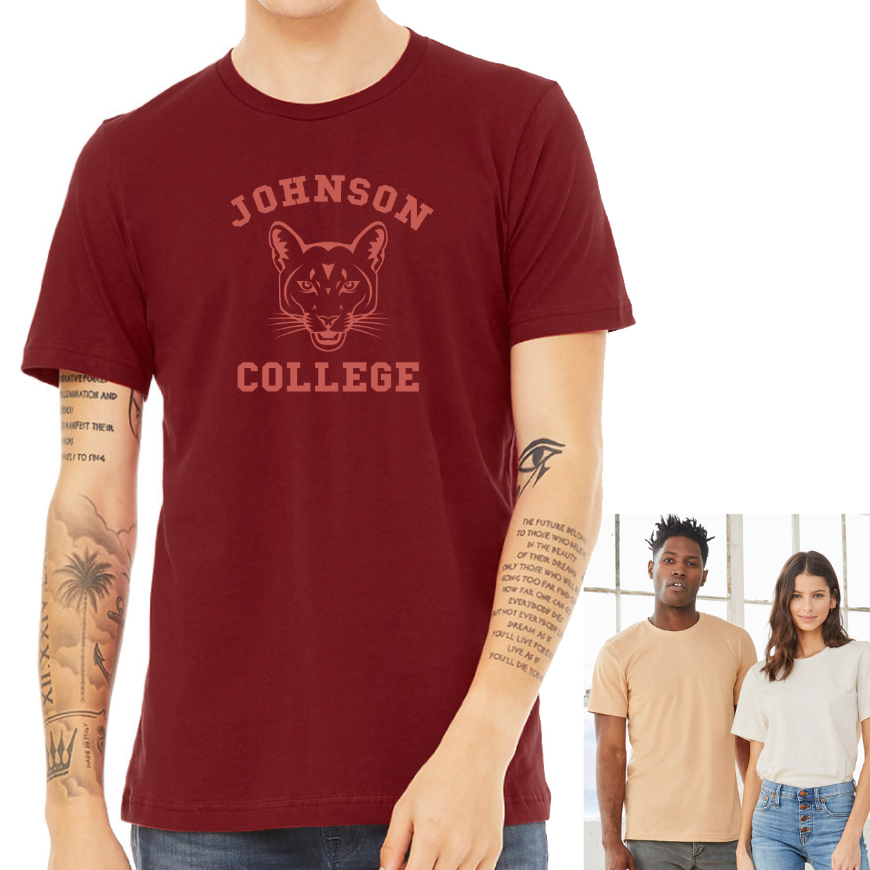 Unisex Retail Fit Favorite Basic T-Shirt College Giveaway