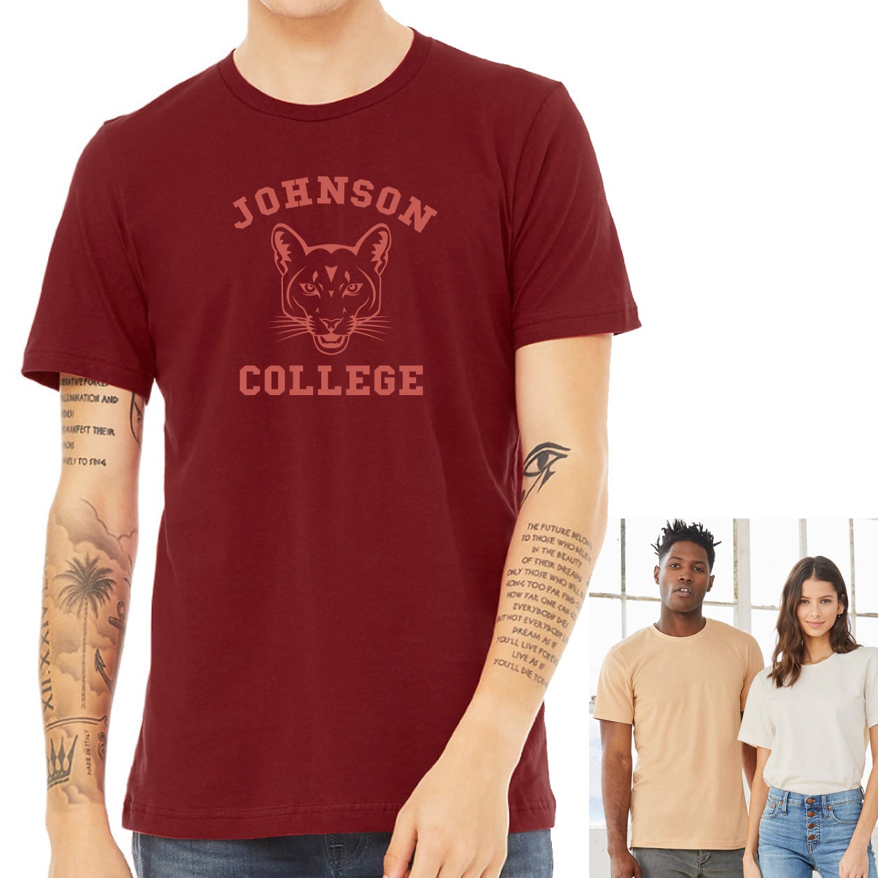 Unisex Retail Fit Favorite Basic T-Shirt College Giveaway