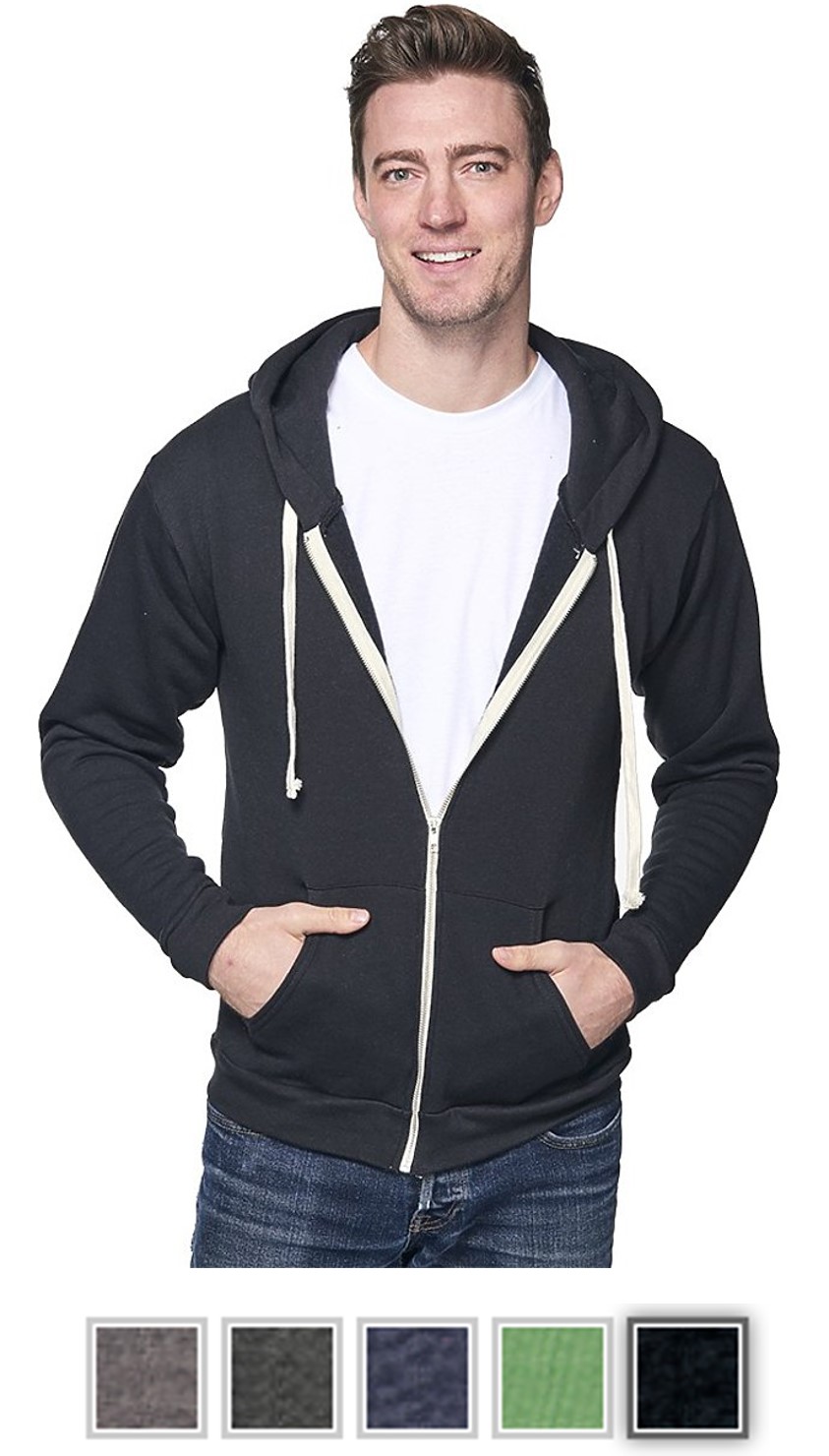 Unisex USA made sustainable favorite eco fullzip hoodie