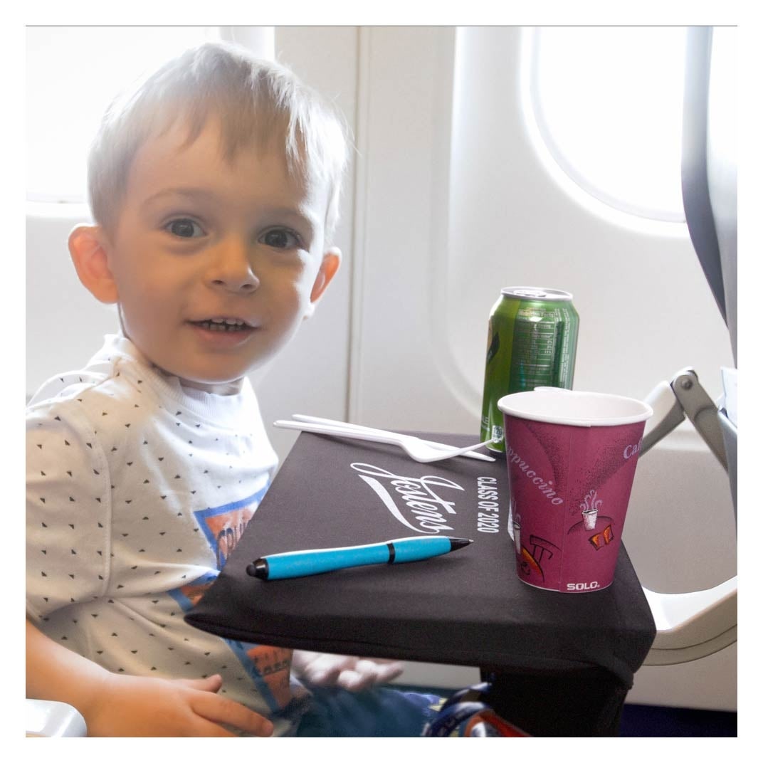 Custom Airplane Tray Table Cover | Reusable