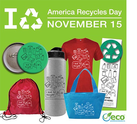 Recycled Promotional Products for America Recycles Day 2017 Recycled Promotional Products for America Recycles Day 2017