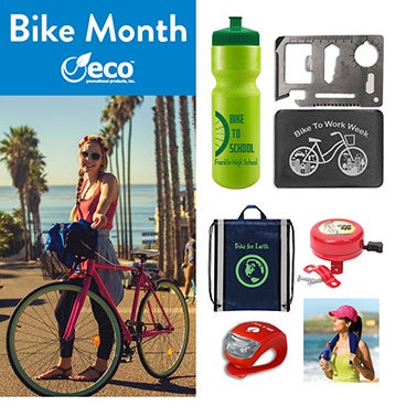 Eco-Friendly Promotional Products | National Bike Month 2019 Eco-Friendly Promotional Products | National Bike Month 2019