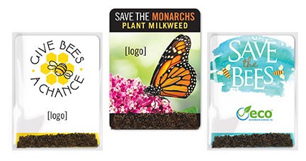 Thank you to our customers for helping bees, Monarchs and other pollinators by distributing thousands of pollinator-friendly seed packets at your Earth Day events Thank you to our customers for helping bees, Monarchs and other pollinators by distributing thousands of pollinator-friendly seed packets at your Earth Day events