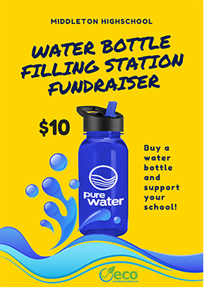 Raising Funds for a Water Refill Station through Reusable Water Bottle Sales