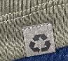 picture of recycled standard tag sewn label